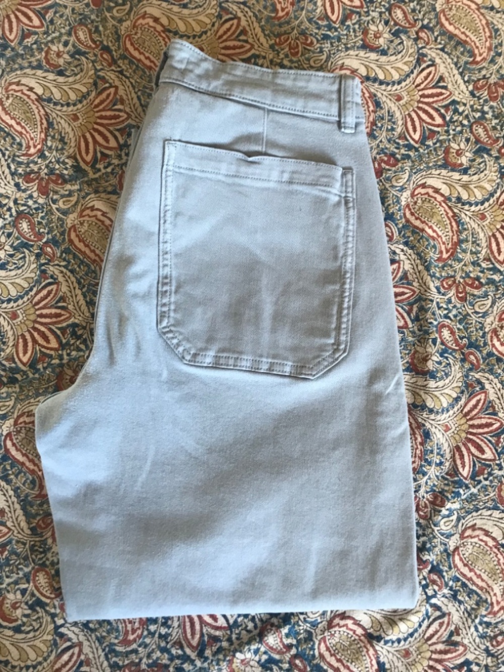Everlane Barrel Pant, Size 10, Light Blue